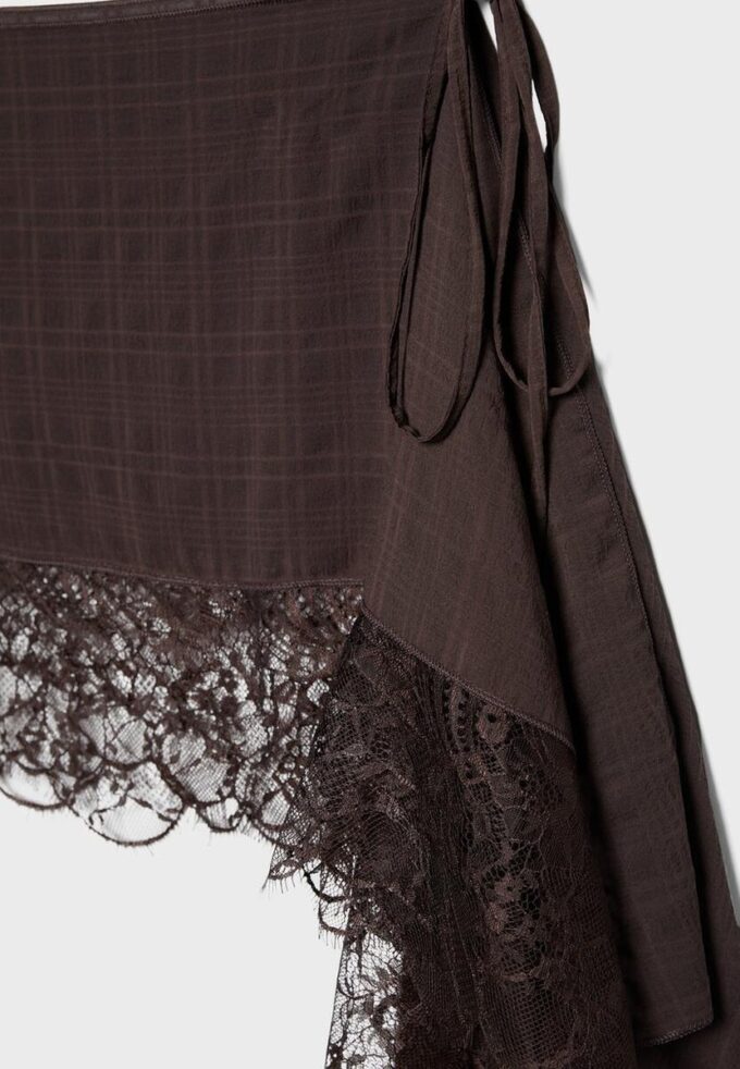 Dlouhý kostkovaný pareo