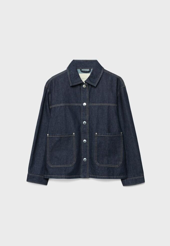 Džínová bunda s kapsami