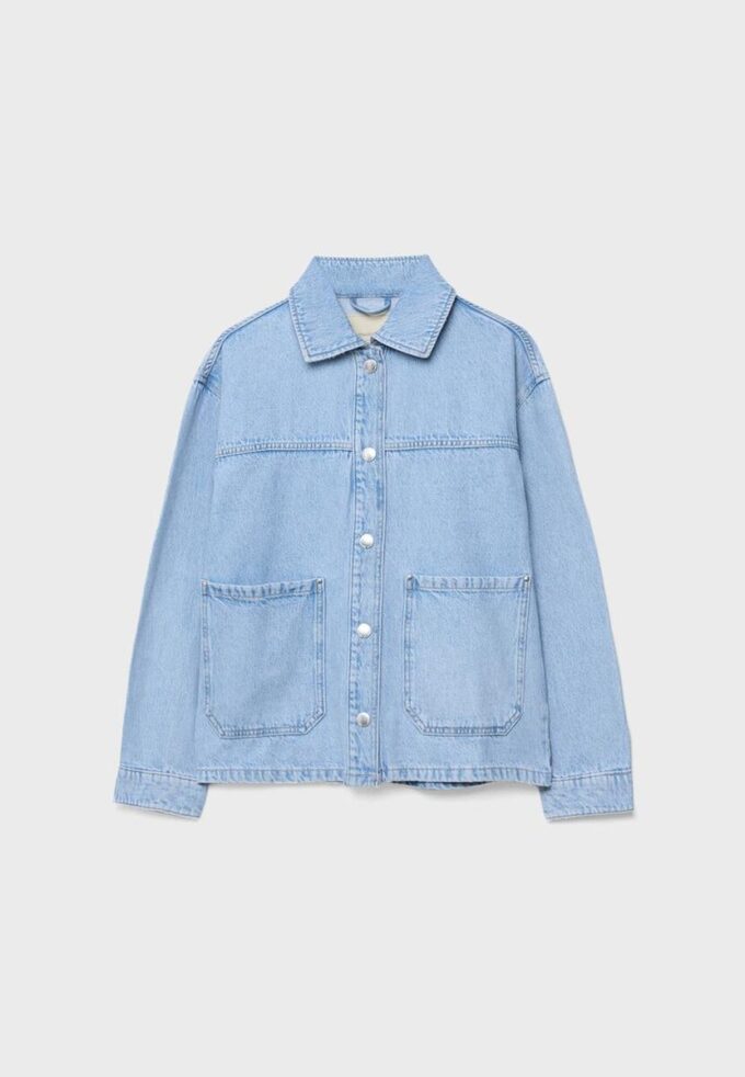 Džínová bunda s kapsami