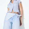 Džíny Culotte s detailem šátku Džíny Culotte s detailem šátku