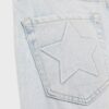 Džíny s nízkým pasem a Wide Leg nohavicemi s hvězdicovým detailem Džíny s nízkým pasem a Wide Leg nohavicemi s hvězdicovým detailem