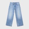 Džíny s nízkým pasem a Wide Leg nohavicemi s ozdobným knoflíkem Džíny s nízkým pasem a Wide Leg nohavicemi s ozdobným knoflíkem