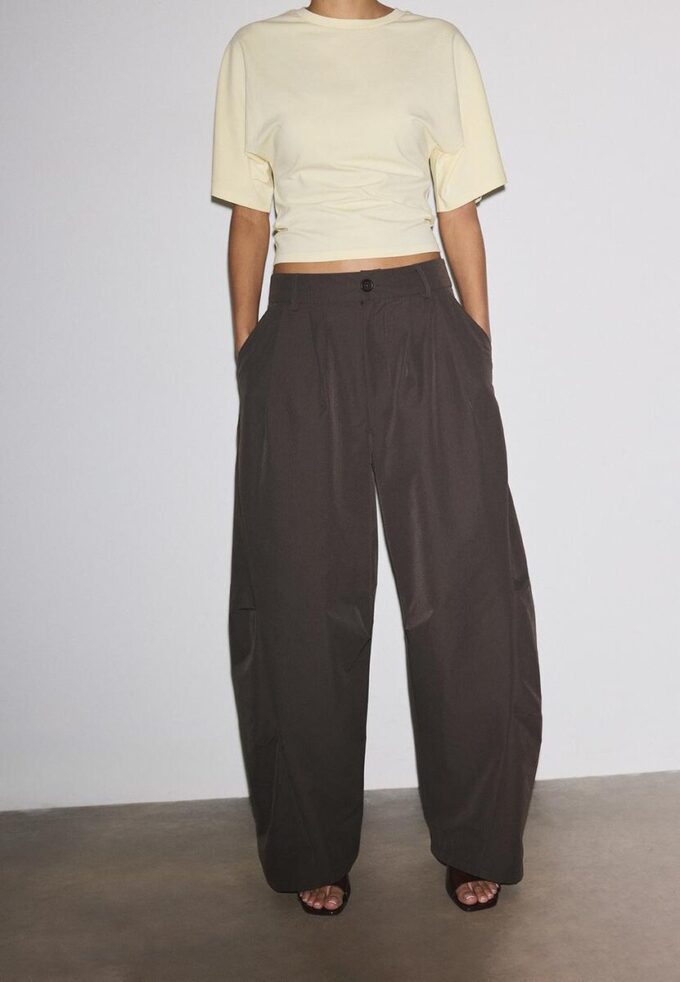 Elegantní kalhoty Barrel