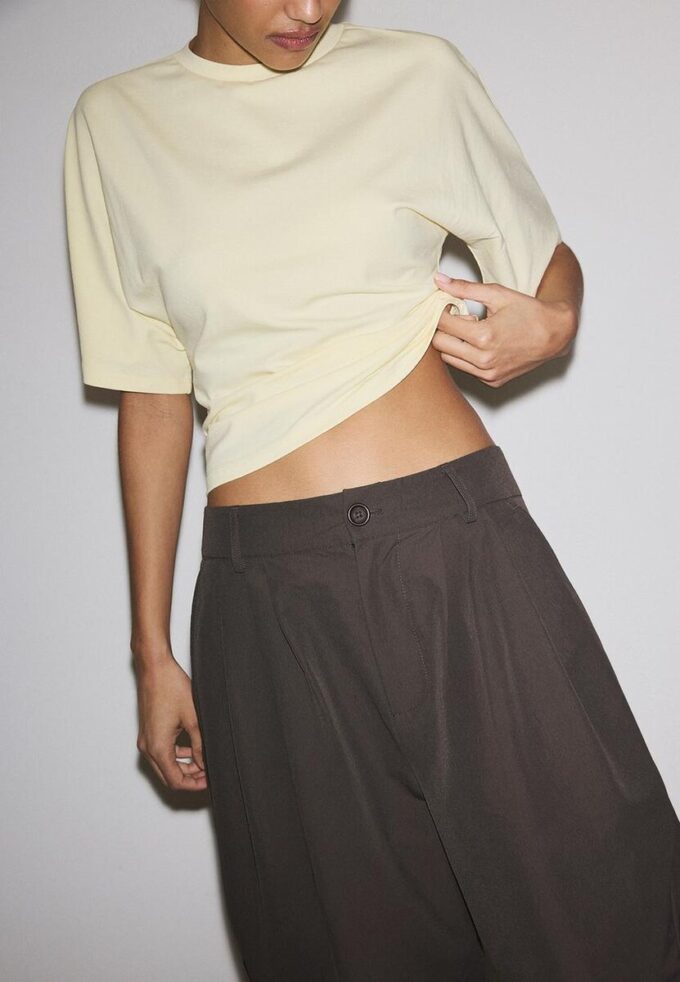 Elegantní kalhoty Barrel