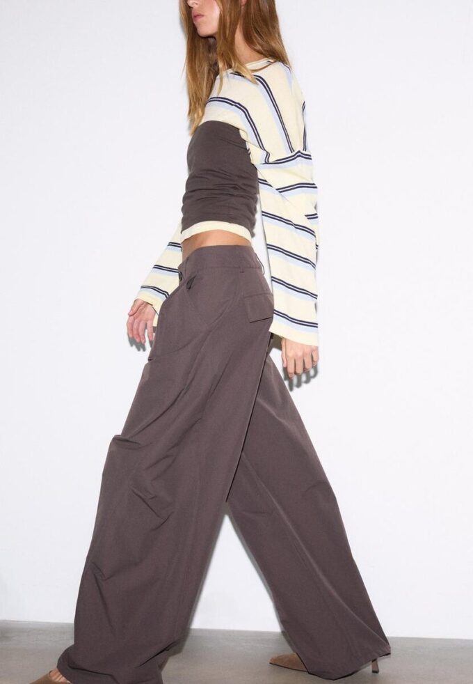 Elegantní kalhoty Barrel