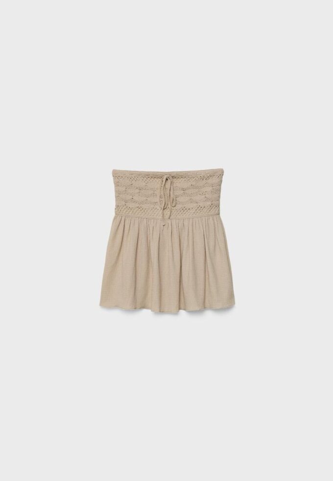 Háčkovaný bandeau top Háčkovaný bandeau top