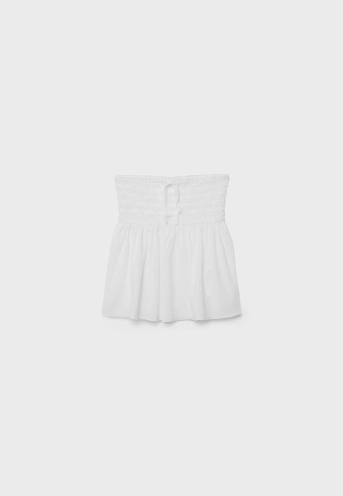 Háčkovaný bandeau top Háčkovaný bandeau top