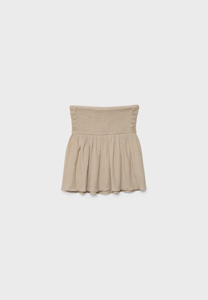 Háčkovaný bandeau top Háčkovaný bandeau top