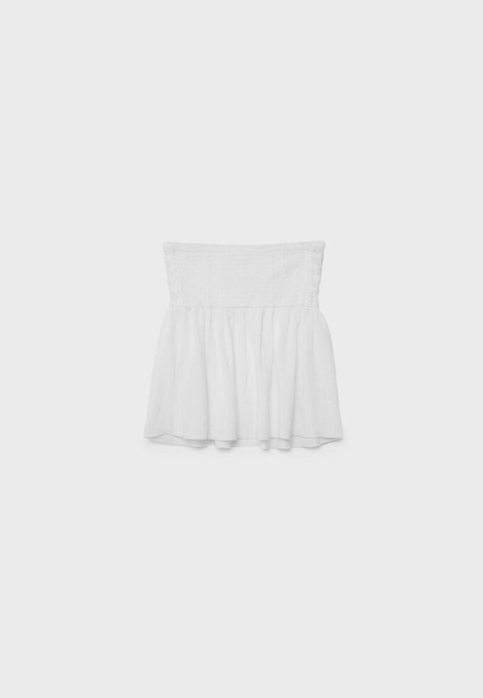Háčkovaný bandeau top Háčkovaný bandeau top