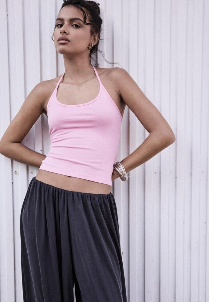 Jemné na dotek volné kalhoty