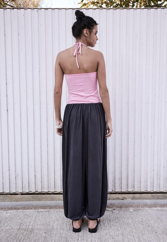 Jemné na dotek volné kalhoty