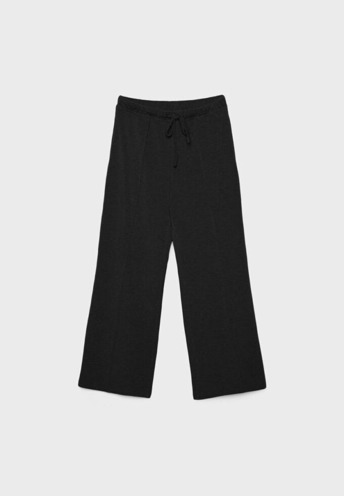 Joggerové kalhoty Jemné na dotek s Wide Leg nohavicemi a detailem švu vpředu Joggerové kalhoty Jemné na dotek s Wide Leg nohavicemi a detailem švu vpředu