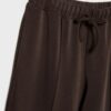 Joggerové kalhoty Jemné na dotek s Wide Leg nohavicemi a detailem švu vpředu Joggerové kalhoty Jemné na dotek s Wide Leg nohavicemi a detailem švu vpředu