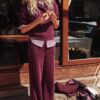 Joggingové kalhoty Jemné na dotek Palazzo Joggingové kalhoty Jemné na dotek Palazzo