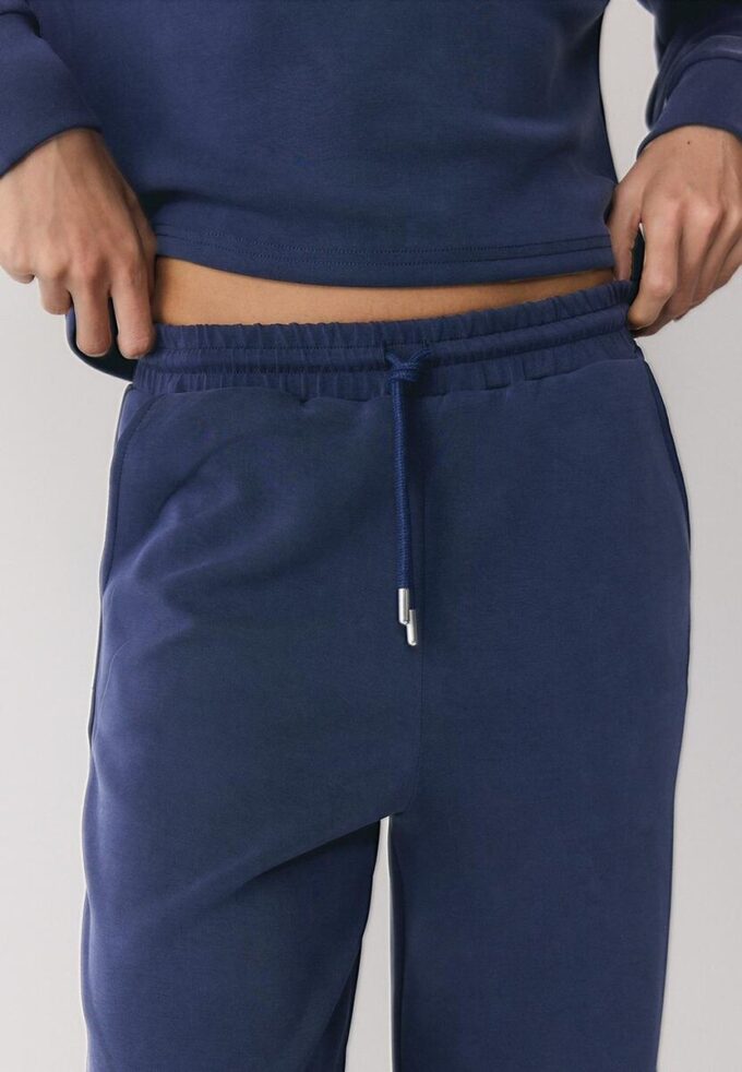 Joggingové kalhoty Jemné na dotek Palazzo Joggingové kalhoty Jemné na dotek Palazzo