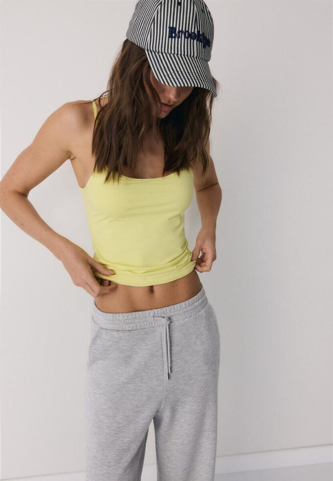 Joggingové kalhoty Jemné na dotek Palazzo Joggingové kalhoty Jemné na dotek Palazzo