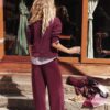 Joggingové kalhoty Jemné na dotek Palazzo Joggingové kalhoty Jemné na dotek Palazzo