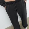 Joggingové kalhoty s rovnými nohavicemi a efektem praní Joggingové kalhoty s rovnými nohavicemi a efektem praní