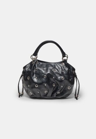 Kabelka typu bucket bag s ozdobnými očky
