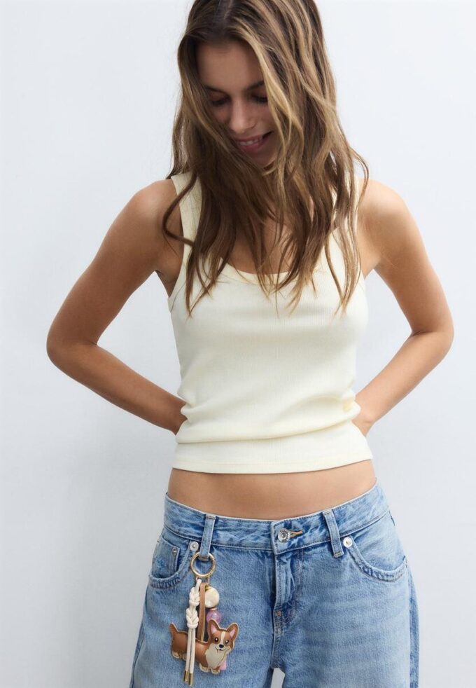 Klíčenka s přívěskem ve tvaru psa corgi