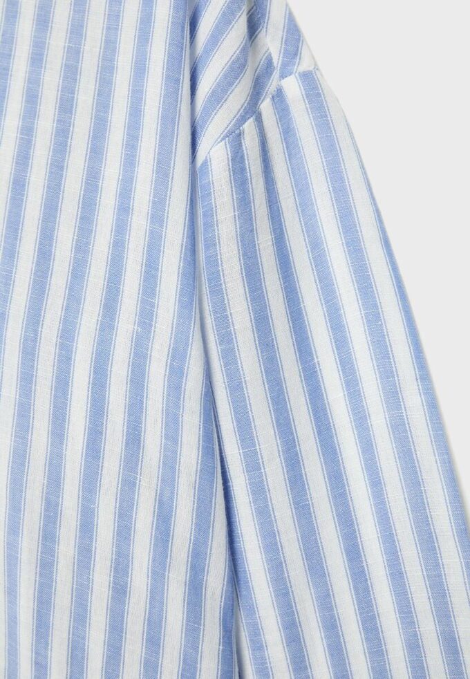 Košile s kimono rukávy s efektem lnu