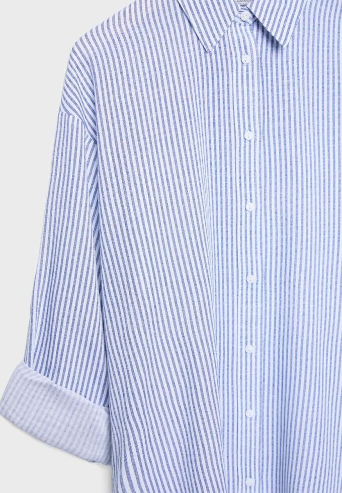 Košile s lněným efektem Košile s lněným efektem