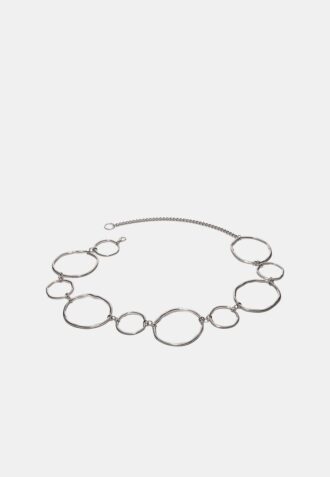 Kovový pásek s velkými ovály