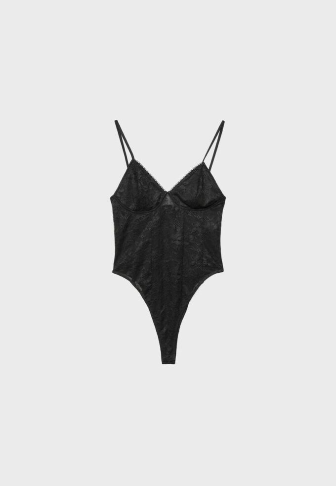 Krajkové body s ramínky Krajkové body s ramínky