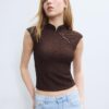 Krajkové tričko ve stylu qipao Krajkové tričko ve stylu qipao