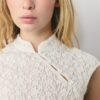 Krajkové tričko ve stylu qipao