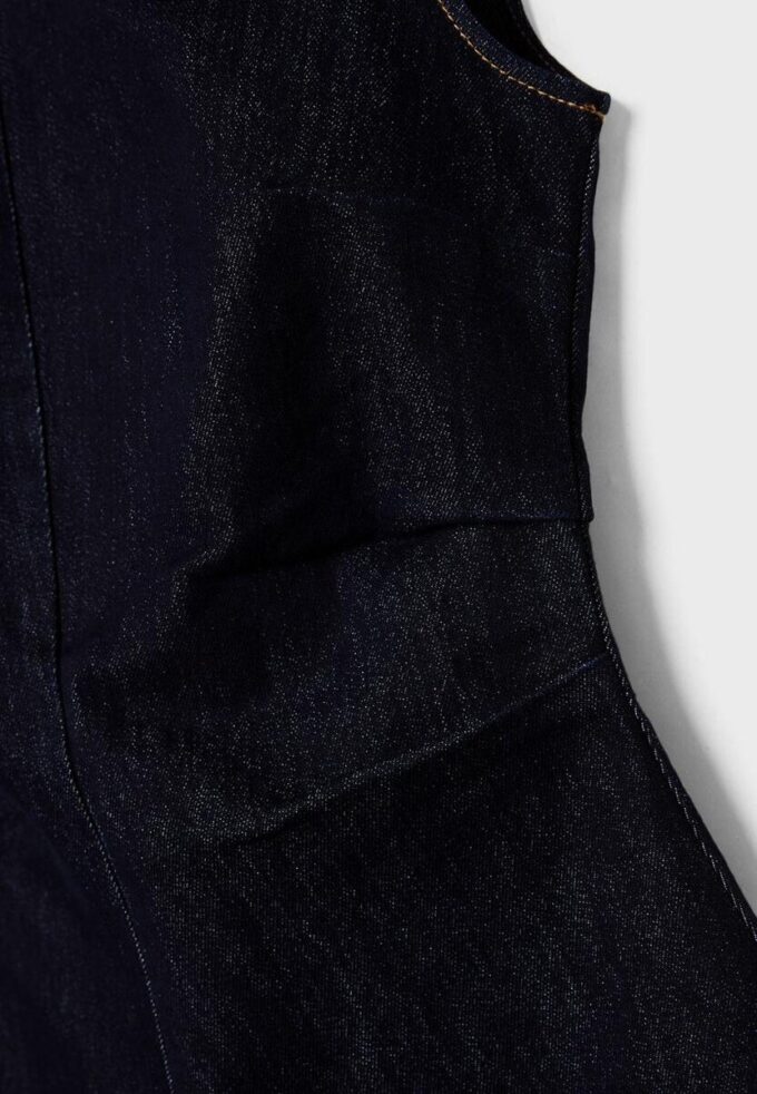 Krátké džínové šaty