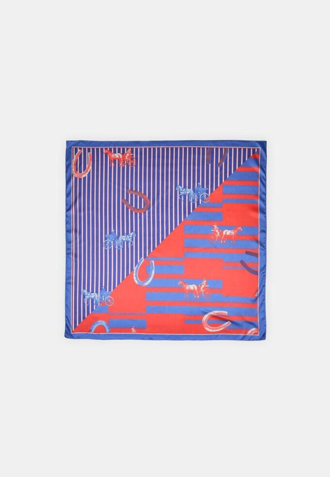 Šála s motivem podkovy