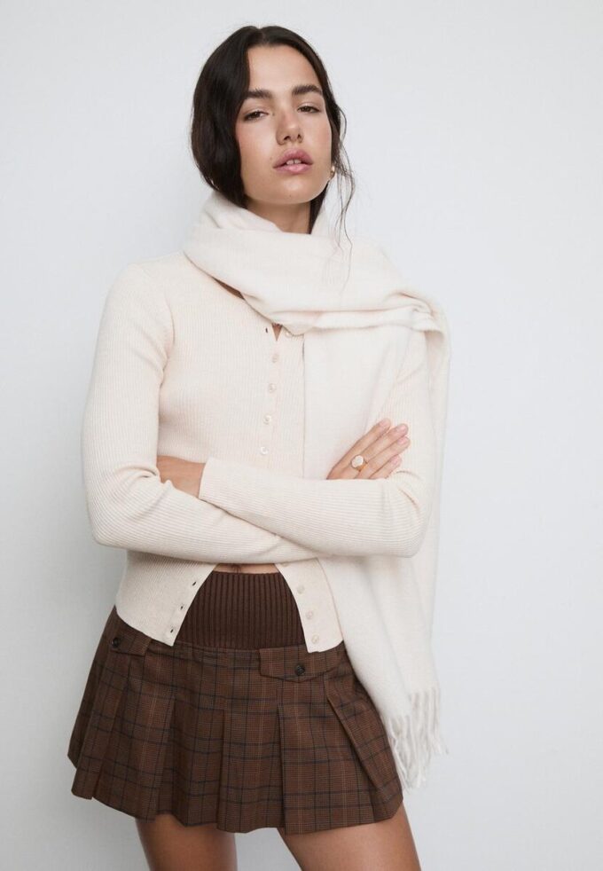 Šála z kartáčované příze