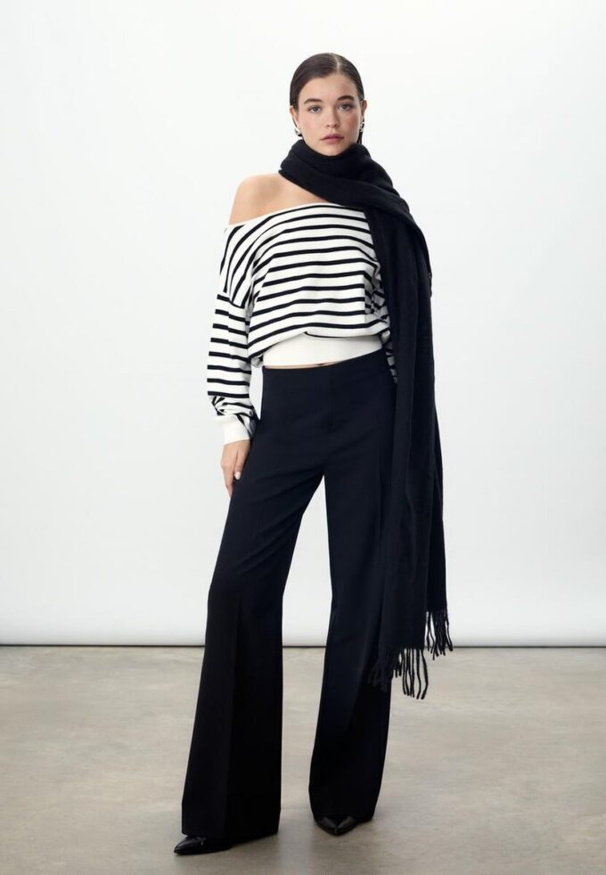 Šála z kartáčované příze