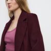 Midi kabát Jemné na dotek s knoflíky Midi kabát Jemné na dotek s knoflíky