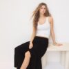 Midi sukně v boho stylu