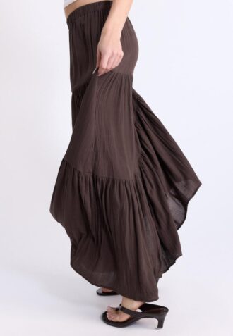 Midi sukně v boho stylu