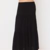 Midi sukně v boho stylu