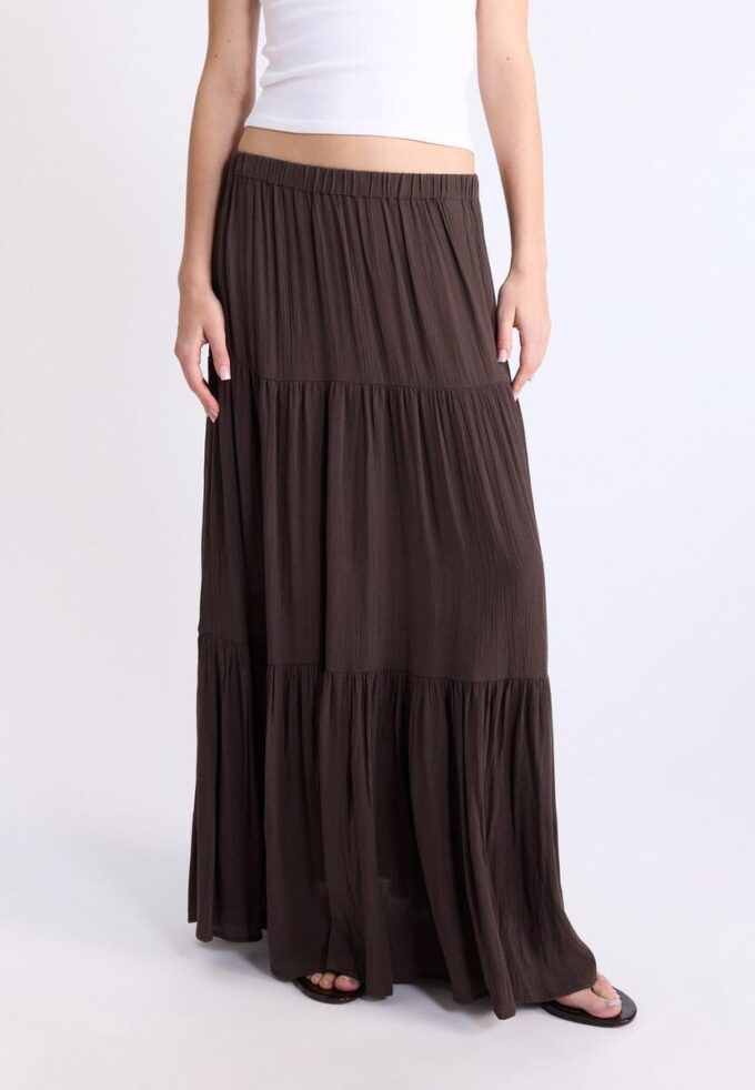 Midi sukně v boho stylu
