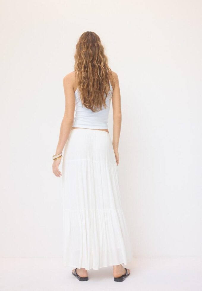 Midi sukně v boho stylu
