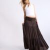 Midi sukně v boho stylu