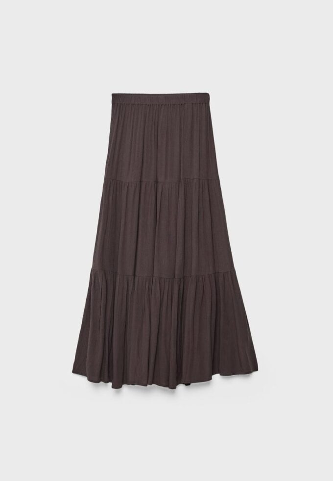 Midi sukně v boho stylu