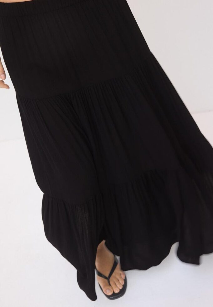 Midi sukně v boho stylu