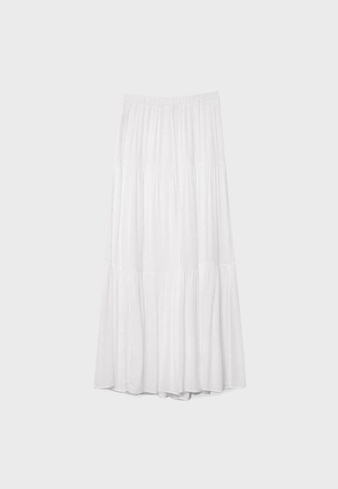 Midi sukně v boho stylu