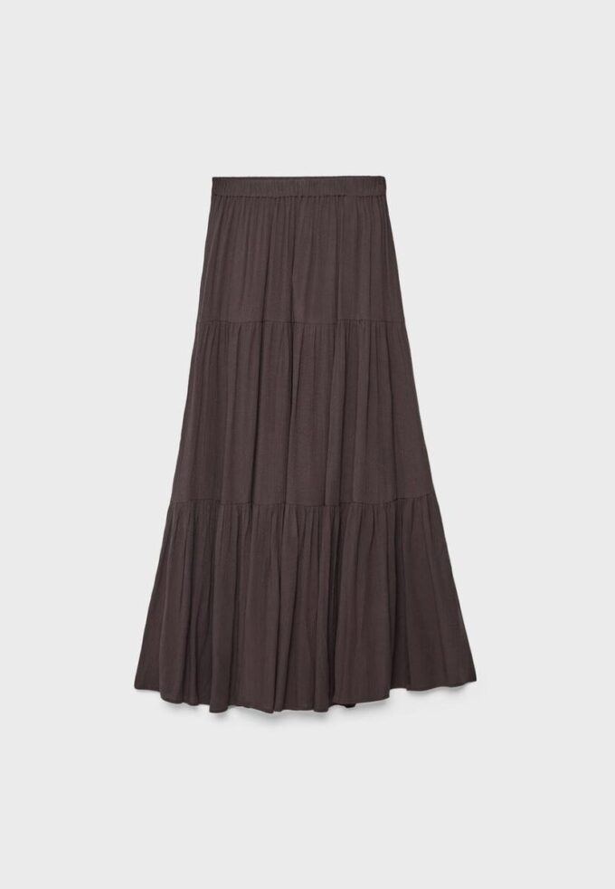 Midi sukně v boho stylu