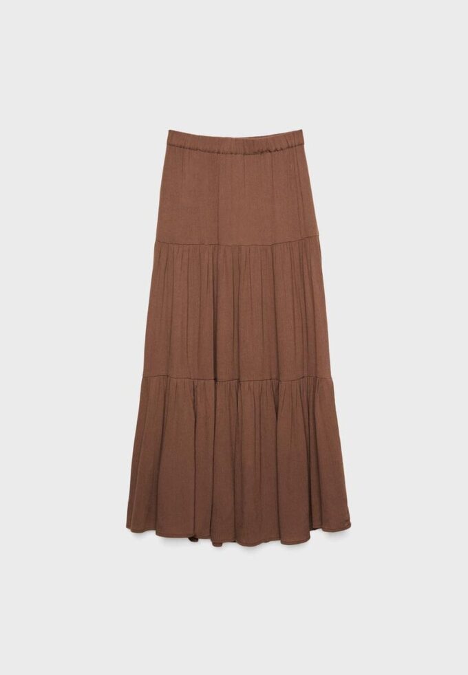 Midi sukně v boho stylu