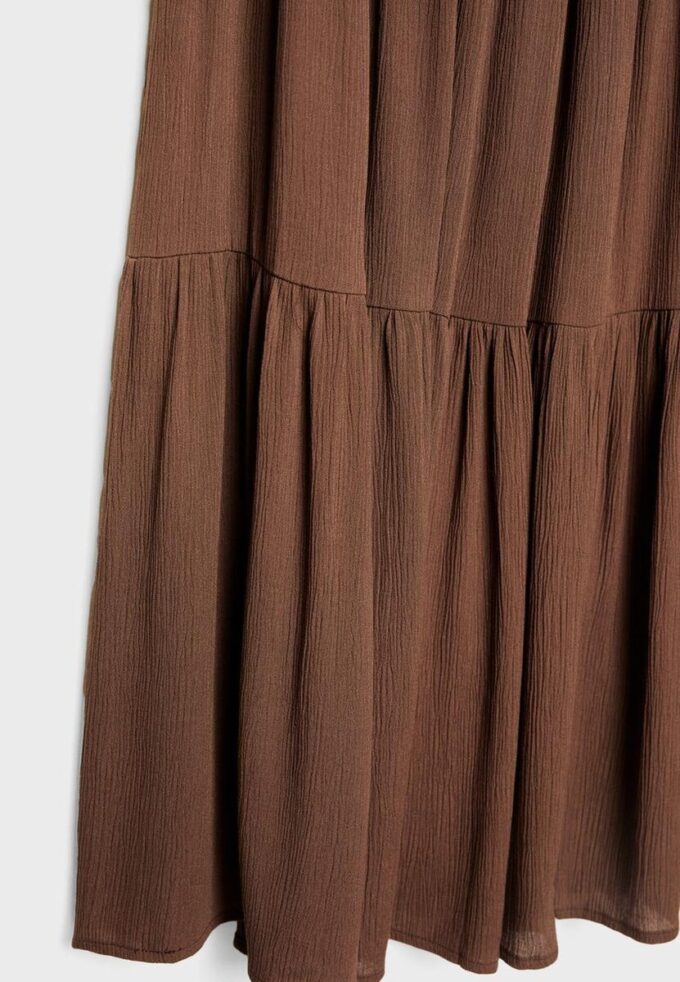 Midi sukně v boho stylu