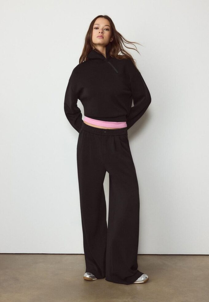 Mikina Jemné na dotek s bočním zipem