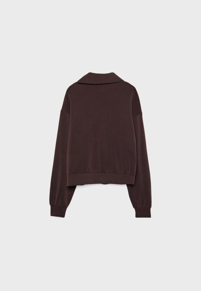 Mikina Jemné na dotek s bočním zipem