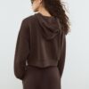Mikina na zip s měkkým povrchem Mikina na zip s měkkým povrchem